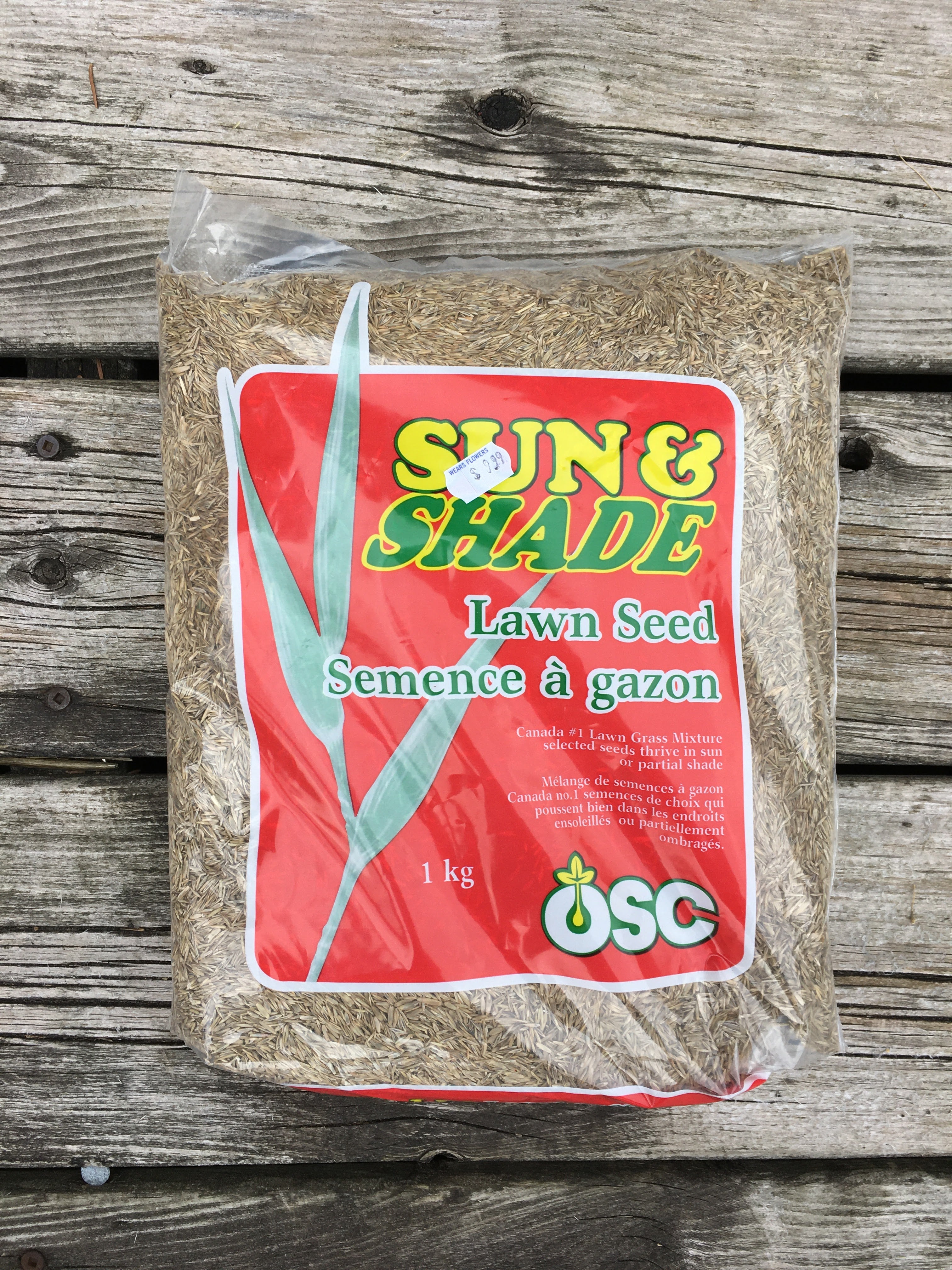 Sun and Shade Lawn Seed (1kg)
