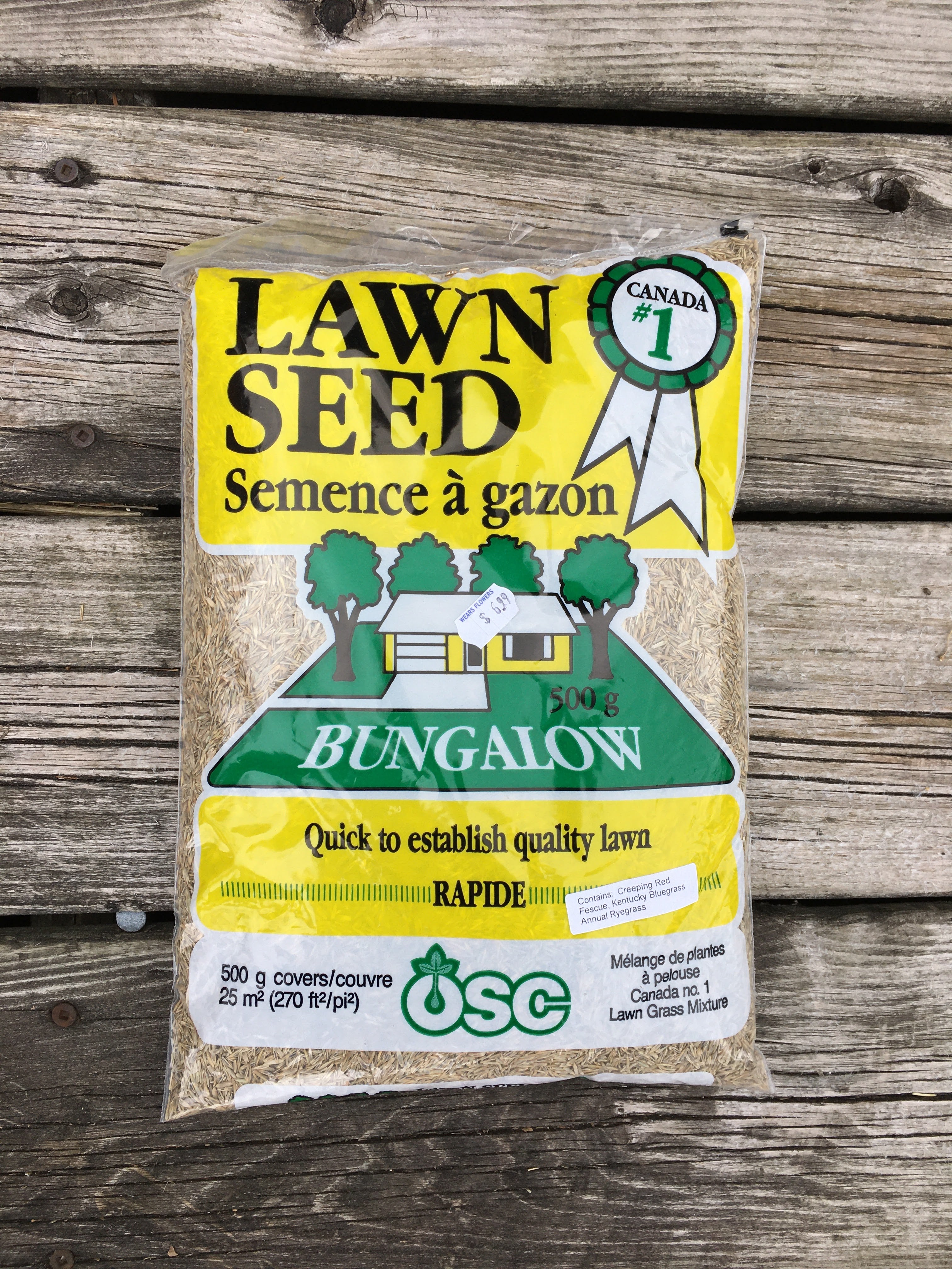 Bungalow Lawn Seed - Full Sun