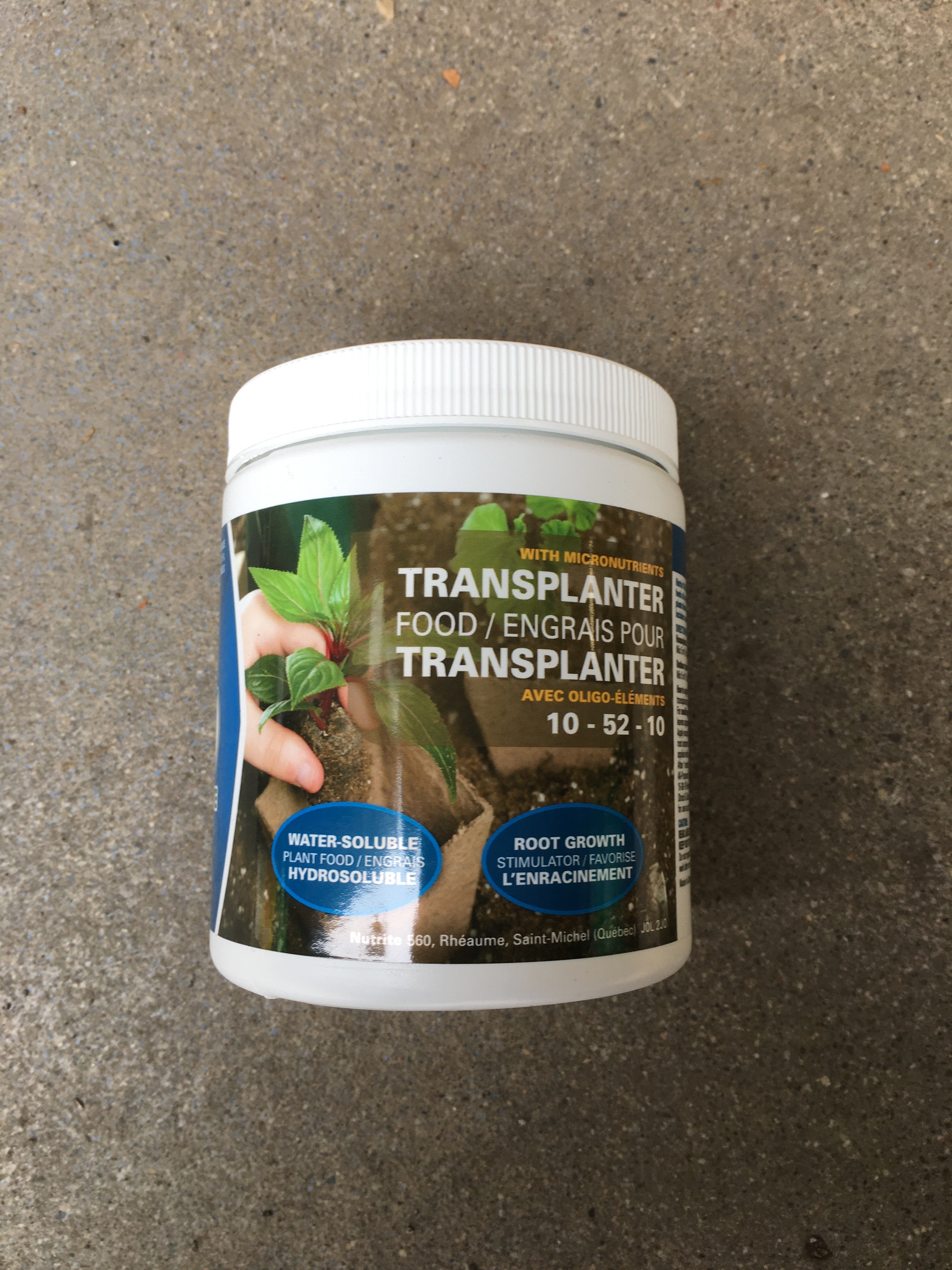 Water Soluble Transplant Fertilizer (500g)