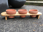 Load image into Gallery viewer, Wooden Terracotta Pot Shelf/Stand
